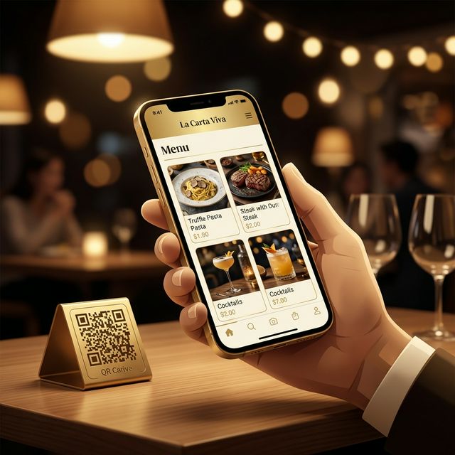 QR por mesa con pedidos en vivo